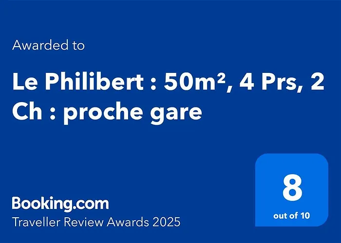 Le Philibert : 50M², 4 Prs, 2 Ch : Proche Gare
